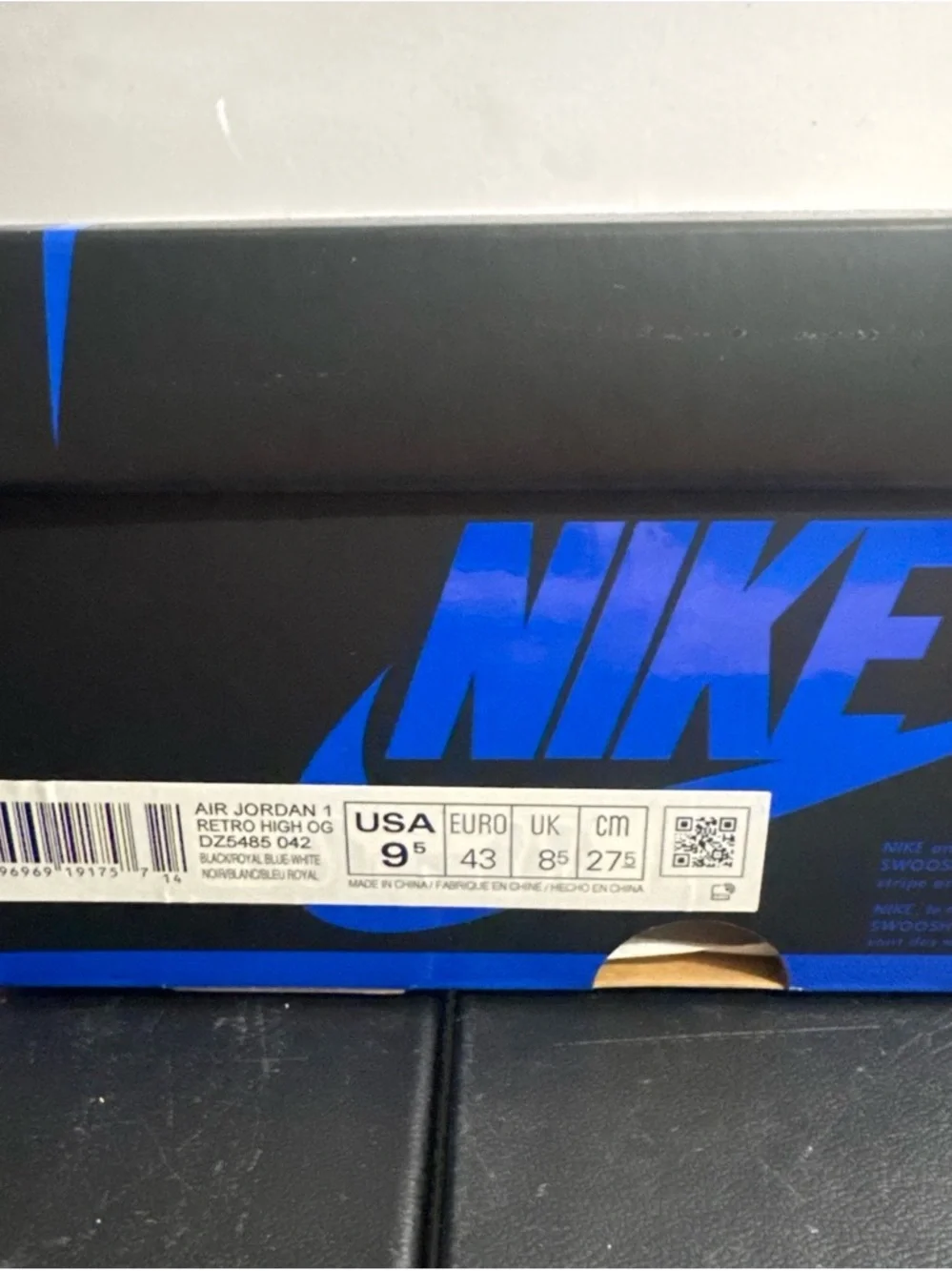 Jordan Mid-Top Sneakers — Black & Blue Suede